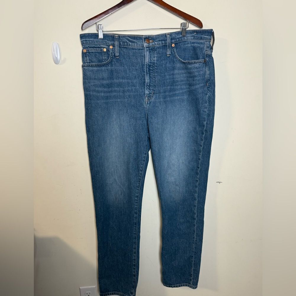 Madewell Perfect Vintage Jeans Womens Blue Stretch High Rise Denim Size 33T